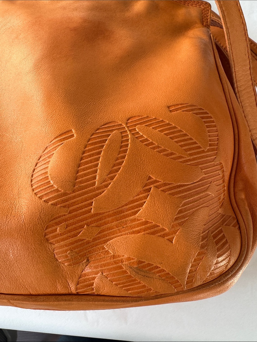 Vintage Loewe Leather Shoulder Bag - Picture 2 of 16